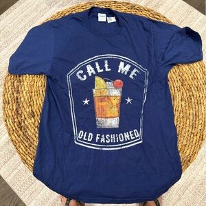 Navy Blue Graphic T-Shirt